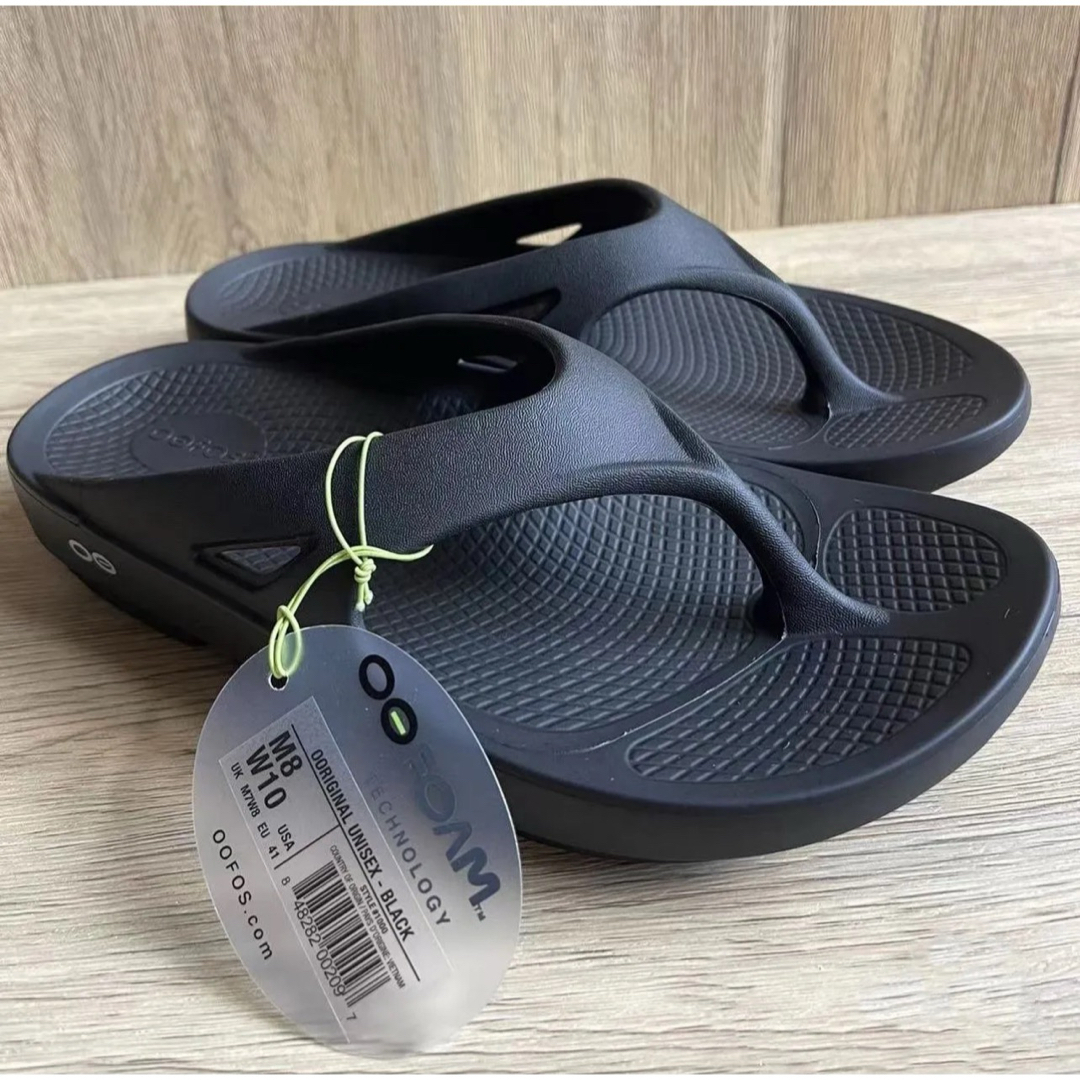 OOFOS ウーフォス ブラック EU42 28cm OOFOS ウーフォス ブラック EU42 28cm