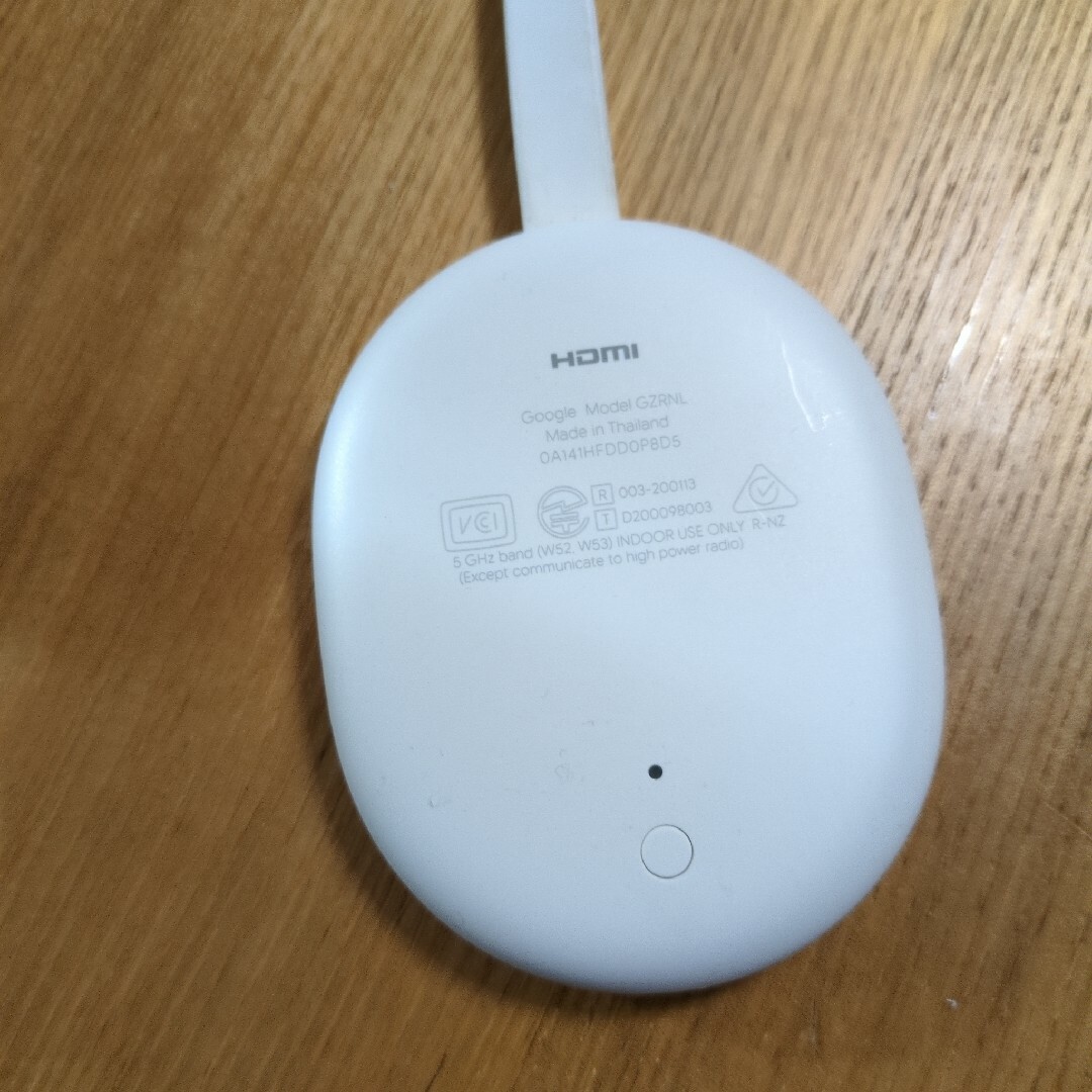 Google - Chromecast with Google TV 4K 白 イーサネットアダの Google - Chromecast with Google TV 4K 白 イーサネットアダの