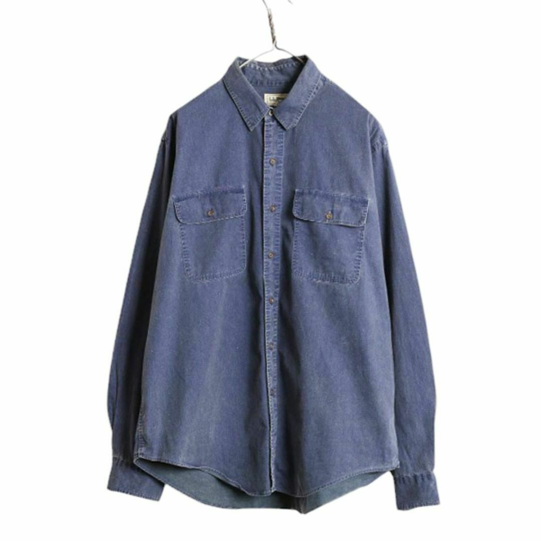 2024年新作 エルエルビーン USA製 80s - L.L.Bean 長袖 ダック コットン 男性用