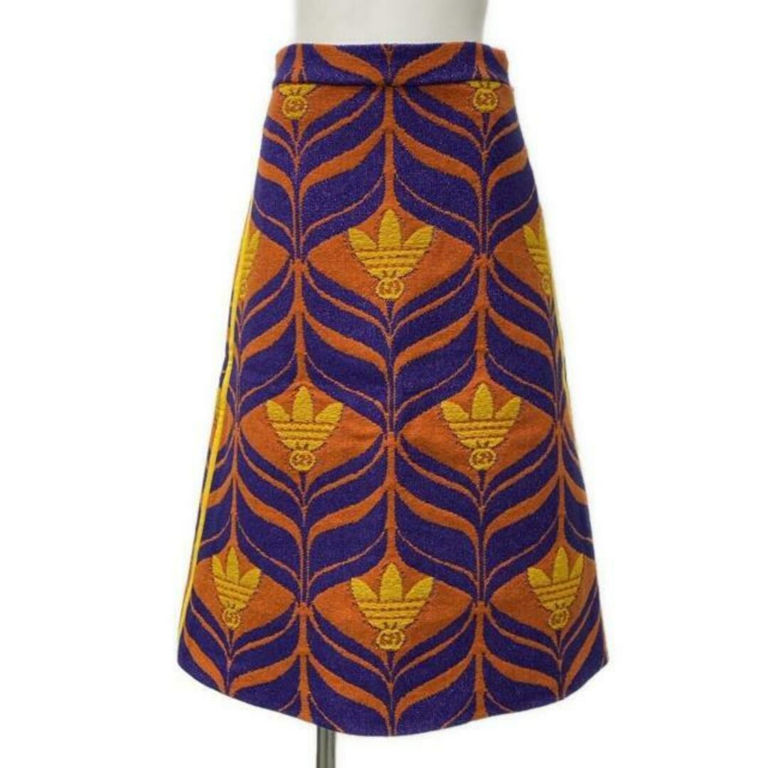 GUCCI ロゴ柄 ニットロングスカート Sサイズ レディース