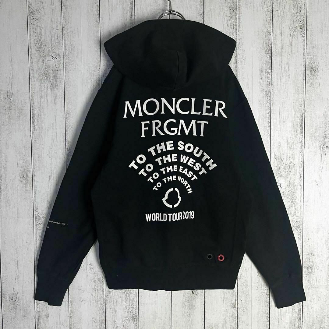 MONCLER x FRAGMENT L コラボパーカー 黒 MAGLIA MONCLER x FRAGMENT L コラボパーカー 黒 MAGLIA