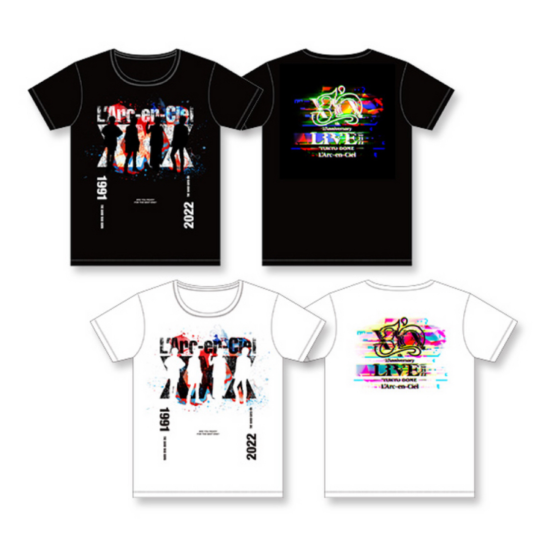 L'Arc~en~Ciel - ラルク 30th L'Anniversary Tシャツ 黒の通販 L'Arc~en~Ciel - ラルク 30th L'Anniversary Tシャツ 黒の通販