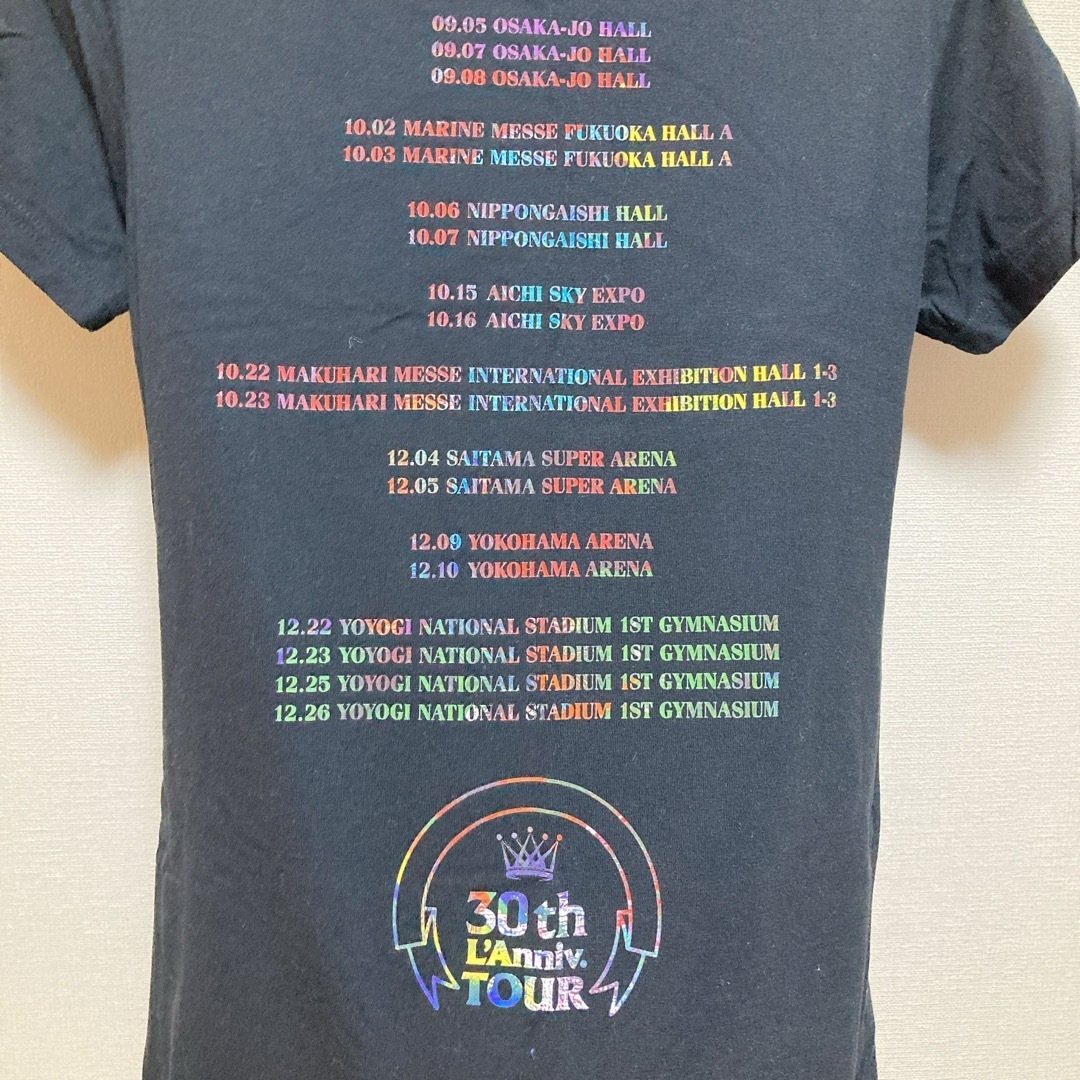 L'Arc~en~Ciel - ラルク 30th L'Anniversary TOUR Tシャツ 黒 L'Arc~en~Ciel - ラルク 30th L'Anniversary TOUR Tシャツ 黒
