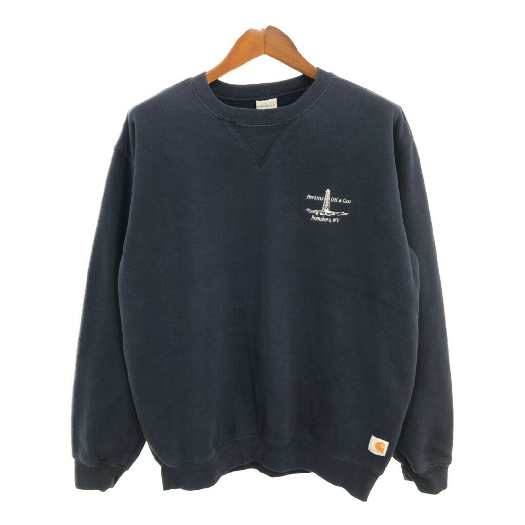 carhartt - Carhartt カーハート スウェット ネイビー (メンズ L carhartt - Carhartt カーハート スウェット ネイビー (メンズ L