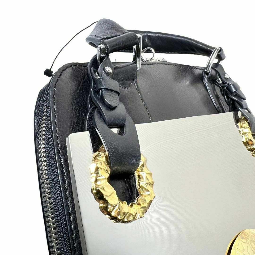 PELLE MORBIDA - 【定価9.9万】ペッレモルビダ ハンドバッグ 鏡 PELLE MORBIDA - 【定価9.9万】ペッレモルビダ ハンドバッグ 鏡