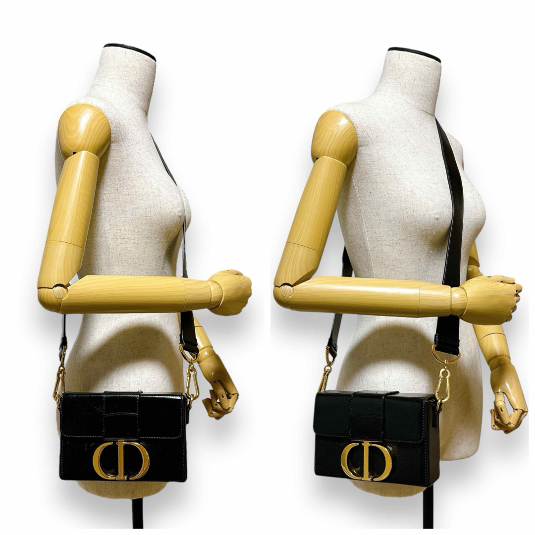 Christian Dior - ディオール ショルダーバッグ ブラック レザー Christian Dior - ディオール ショルダーバッグ ブラック レザー