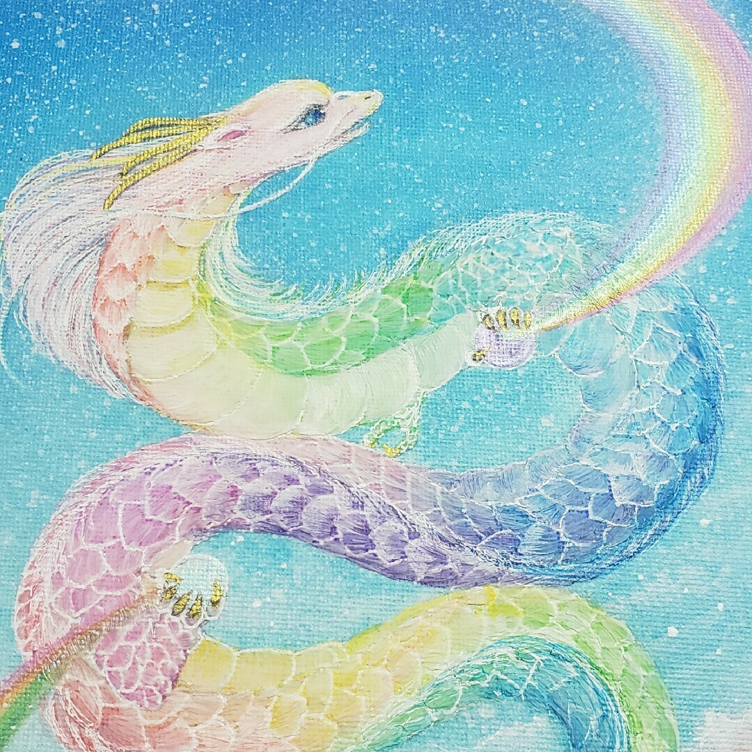 参考作品】No.462 龍神 虹龍 風景画 絵画 開運絵画の通販 by YUU 参考作品】No.462 龍神 虹龍 風景画 絵画 開運絵画の通販 by YUU