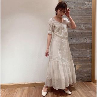 デイシー(deicy)のdeicy セットアップ　ワンピース　レースピンタック(ロングワンピース/マキシワンピース)
