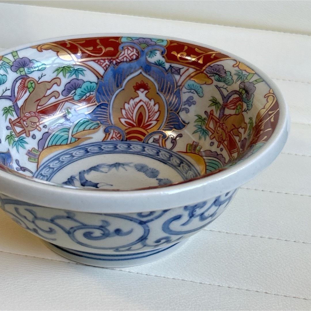 有田焼 - 三洋陶器 龍峰窯 金彩 獅子 大鉢 古伊万里 色絵 深鉢 有田焼 - 三洋陶器 龍峰窯 金彩 獅子 大鉢 古伊万里 色絵 深鉢