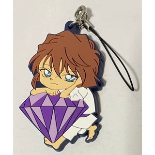 名探偵コナン劇場版紺青の拳-こんじょうのフィスト-ラバーストラップ　灰原哀★処分(キャラクターグッズ)