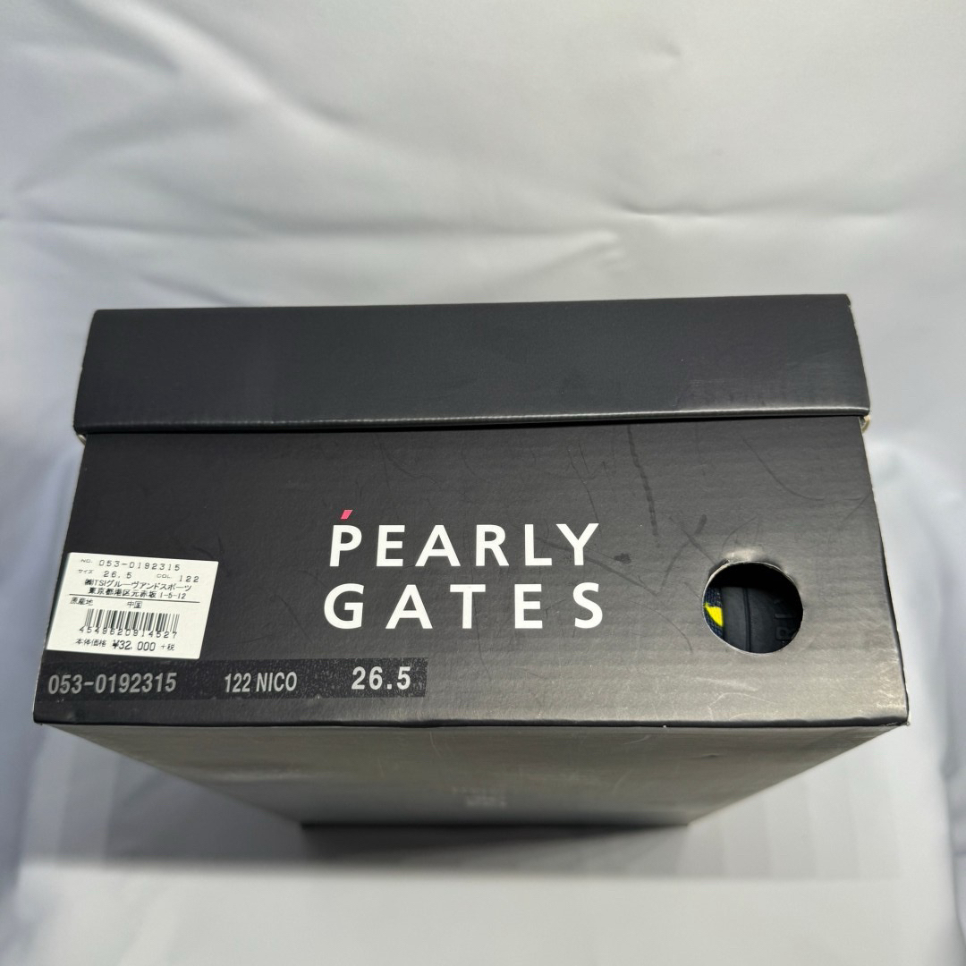 新品 パーリーゲイツ PEARLY GATES 89 ゴルフシューズ ☆26.5 新品 パーリーゲイツ PEARLY GATES 89 ゴルフシューズ ☆26.5