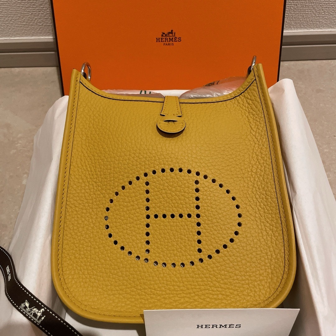 HERMES - 新品未使用 エルメス ミニエブリンtpm アマゾーヌ サン HERMES - 新品未使用 エルメス ミニエブリンtpm アマゾーヌ サン