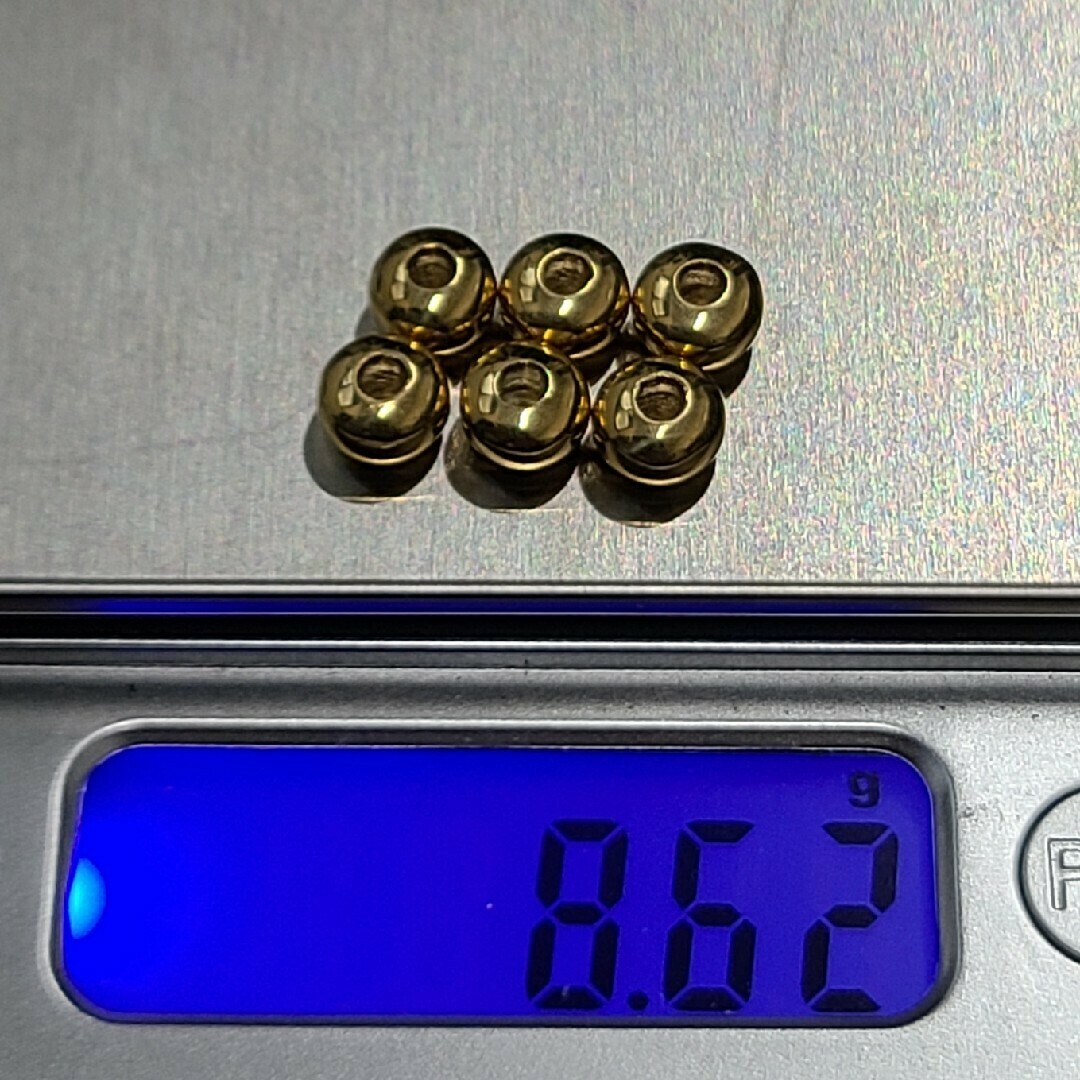 goro's - ゴローズ 全金金無垢ビーズM6個セットの通販 by クロロ goro's - ゴローズ 全金金無垢ビーズM6個セットの通販 by クロロ