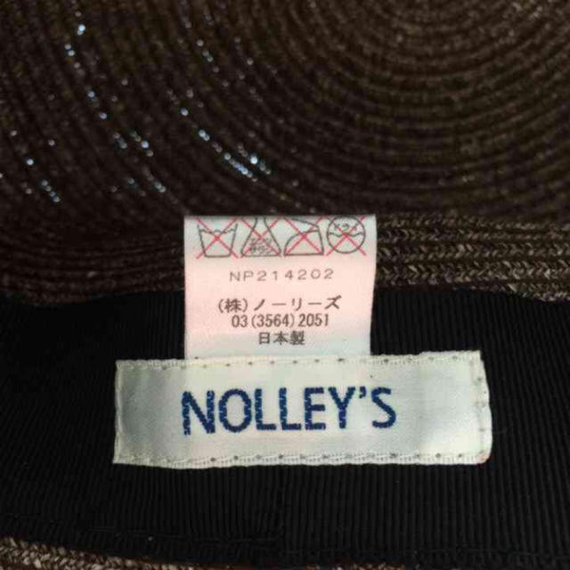 NOLLEY'S(ノーリーズ)のノーリーズ 麦わら ぼうし レディースの帽子(麦わら帽子/ストローハット)の商品写真