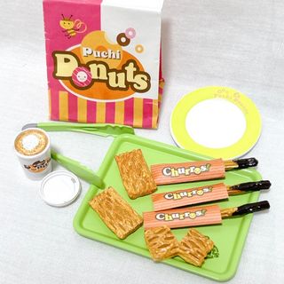 リーメント　ぷちサンプルシリーズ  ぷちドーナッツ 4 アップルパイ　チュロス (キャラクターグッズ)