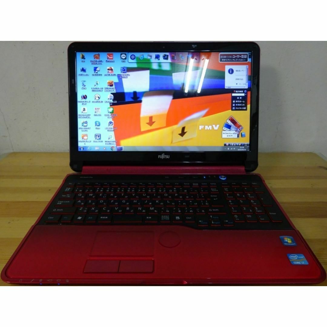 富士通 ノートパソコン LIFEBOOK AH55/G/中古特価良品