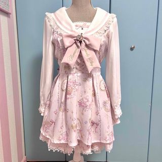 LIZ LISA - ジュエリー柄セットアップ ピンクの通販 by LIZ LISA - ジュエリー柄セットアップ ピンクの通販 by