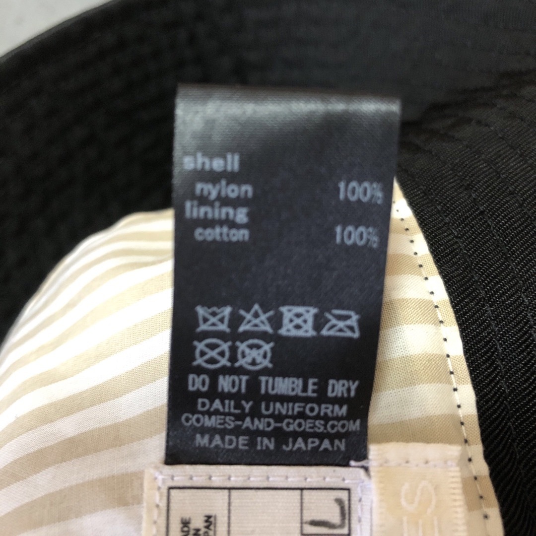 COMESANDGOES - COMESANDGOES WATERPROOF HAT 日本製の通販 by COMESANDGOES - COMESANDGOES WATERPROOF HAT 日本製の通販 by