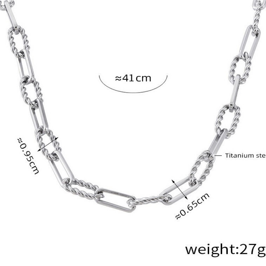 チェーンネックレス ブレスレット シルバー 2点セット 男女兼用 チェーンネックレス ブレスレット シルバー 2点セット 男女兼用