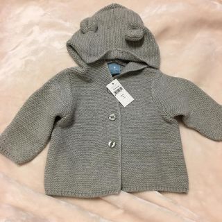 ベビーギャップ(babyGAP)のめろろん様専用     ＊新品＊ くま耳カーディガン(ニット/セーター)