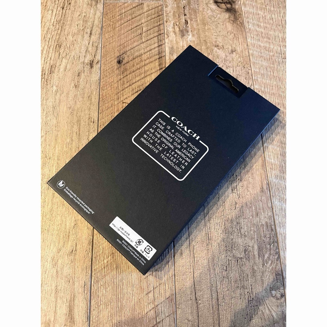 新品 COACH iPhone13 手帳型カバー シグネチャー コーチ 新品 COACH iPhone13 手帳型カバー シグネチャー コーチ