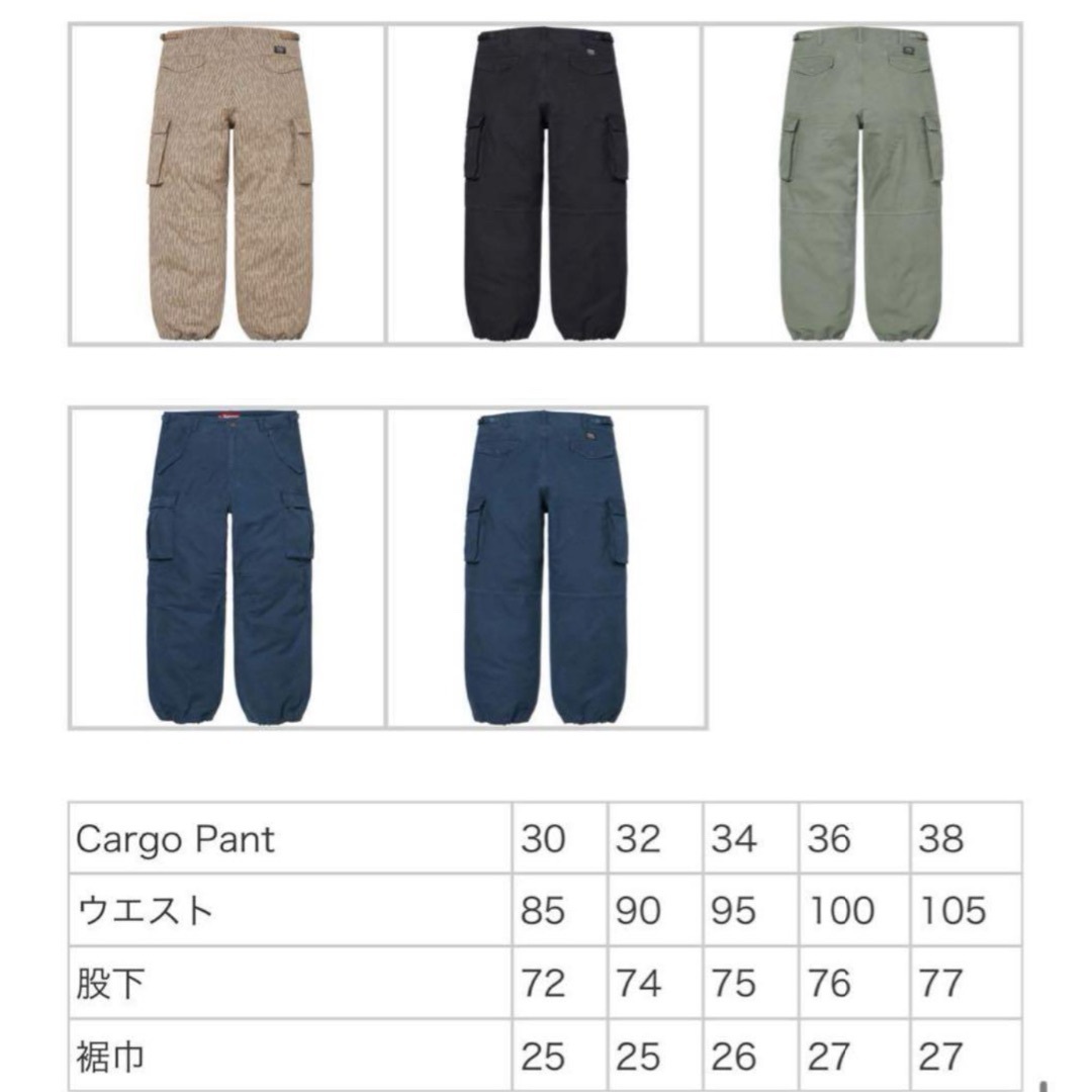 Supreme Cargo Pant Raindropシュプリーム カーゴパンツ