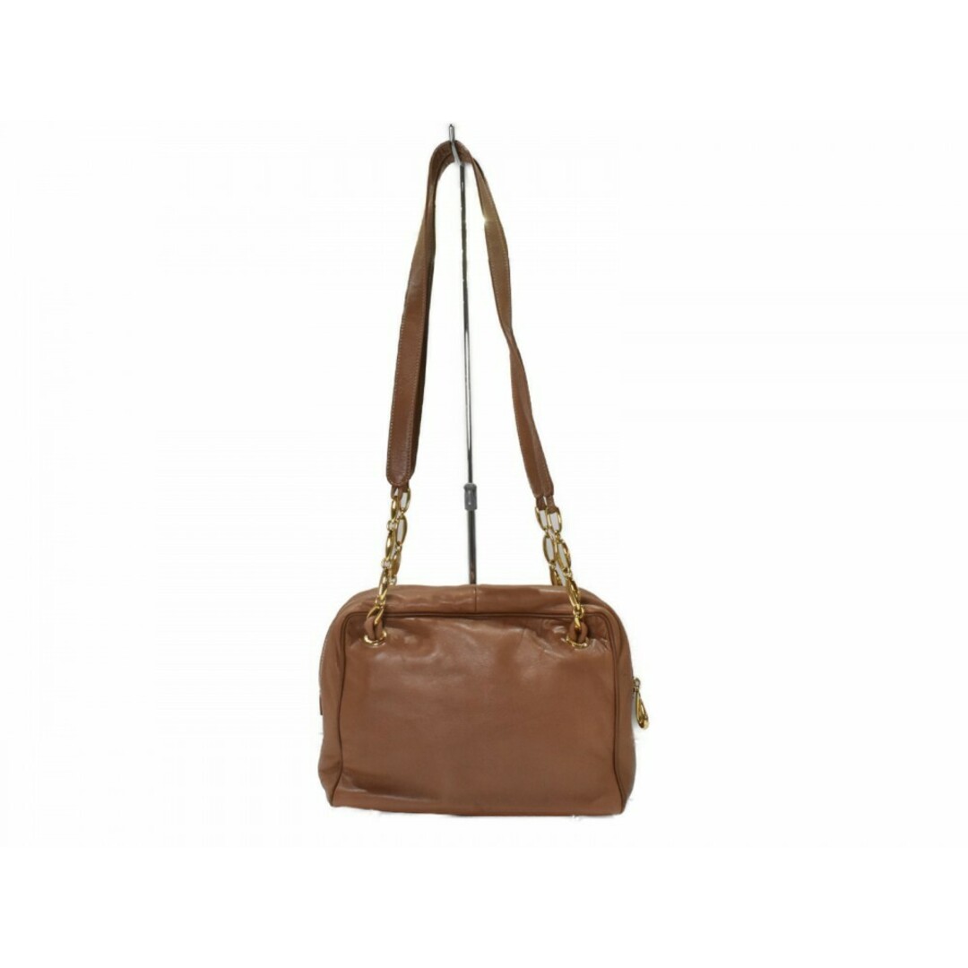 LOEWE - 【中古品】LOEWE ショルダーバッグ ブラウン系 レザー LOEWE - 【中古品】LOEWE ショルダーバッグ ブラウン系 レザー
