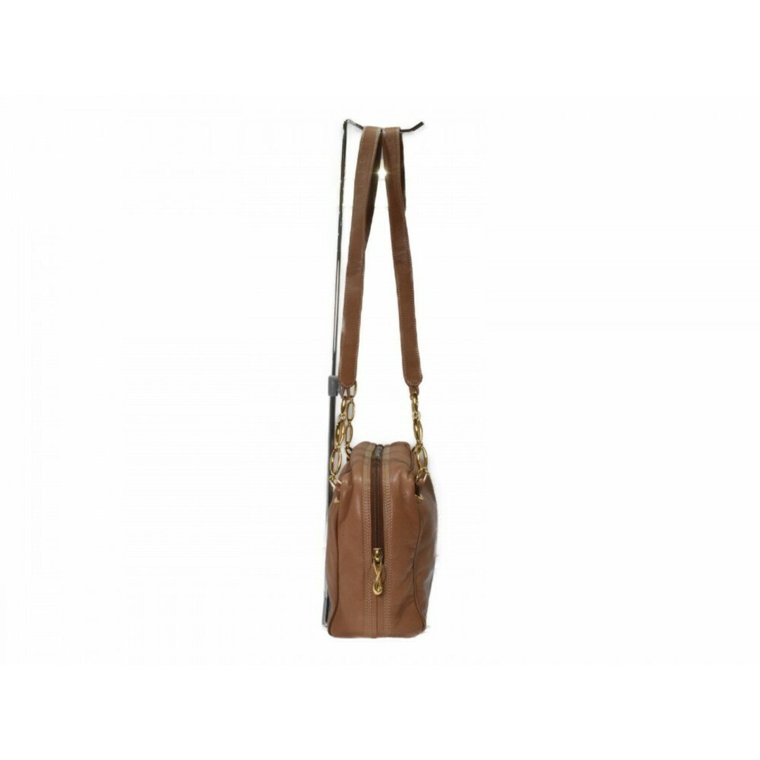 LOEWE - 【中古品】LOEWE ショルダーバッグ ブラウン系 レザー LOEWE - 【中古品】LOEWE ショルダーバッグ ブラウン系 レザー