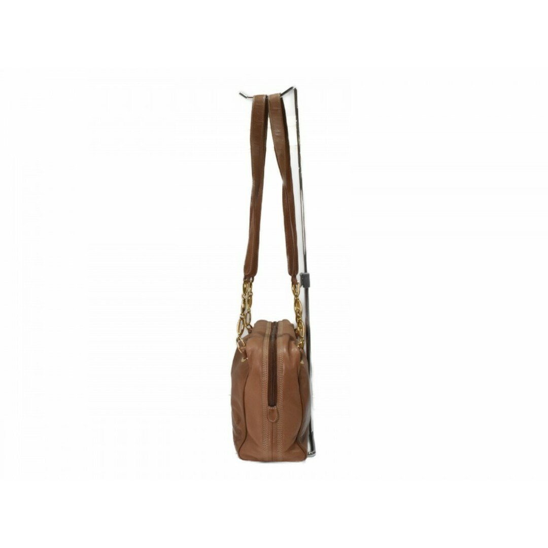 LOEWE - 【中古品】LOEWE ショルダーバッグ ブラウン系 レザー LOEWE - 【中古品】LOEWE ショルダーバッグ ブラウン系 レザー