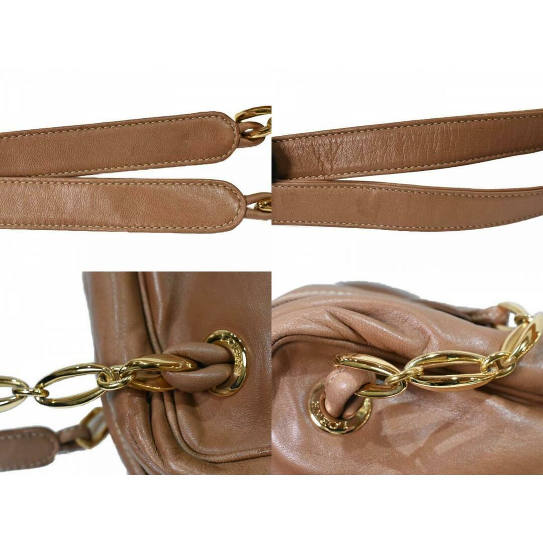 LOEWE - 【中古品】LOEWE ショルダーバッグ ブラウン系 レザー LOEWE - 【中古品】LOEWE ショルダーバッグ ブラウン系 レザー