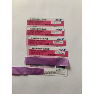 ANA 株主優待券　4枚(航空券)