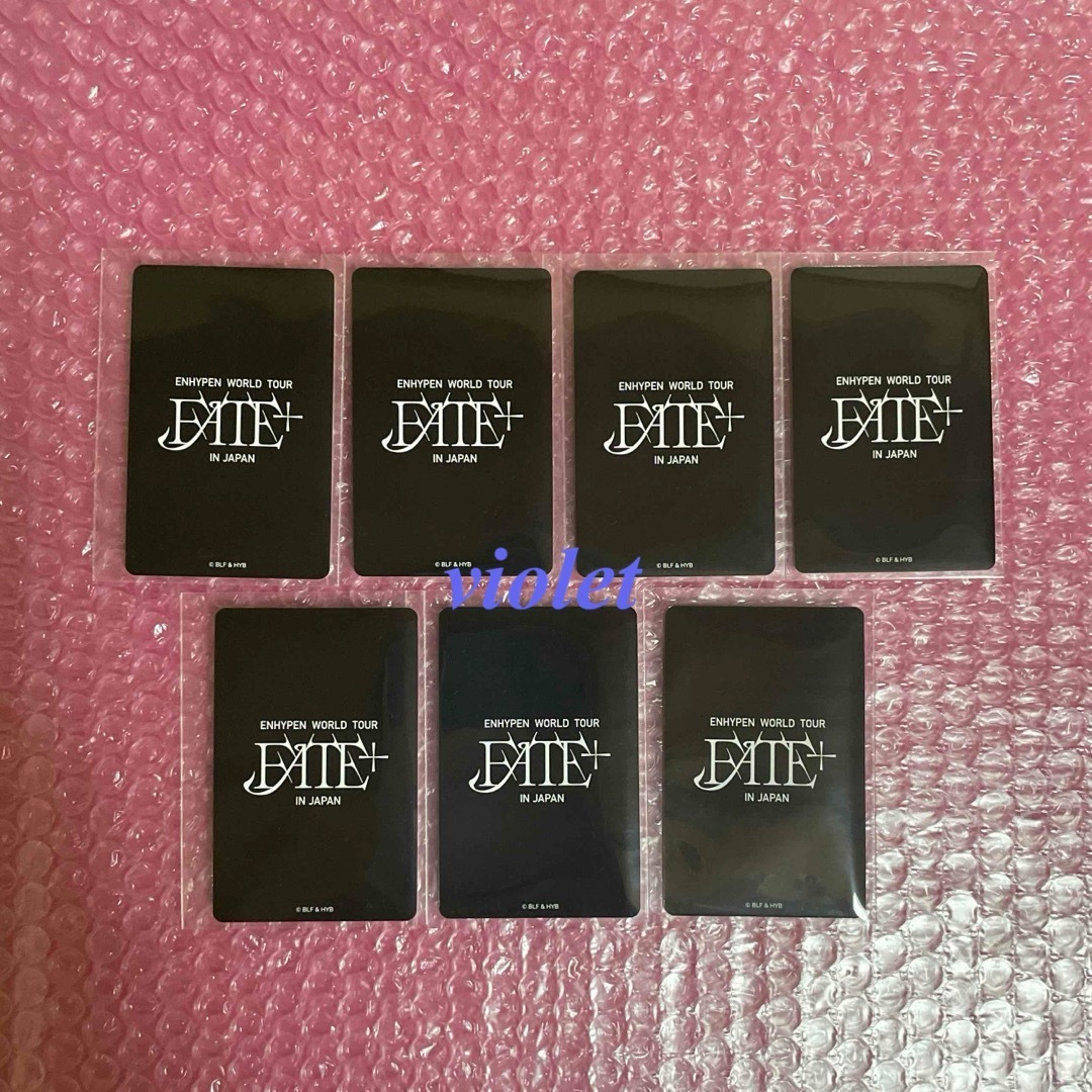 ENHYPEN - ENHYPEN FATE+ 購入特典 トレカ コンプリート 7枚の ENHYPEN - ENHYPEN FATE+ 購入特典 トレカ コンプリート 7枚の