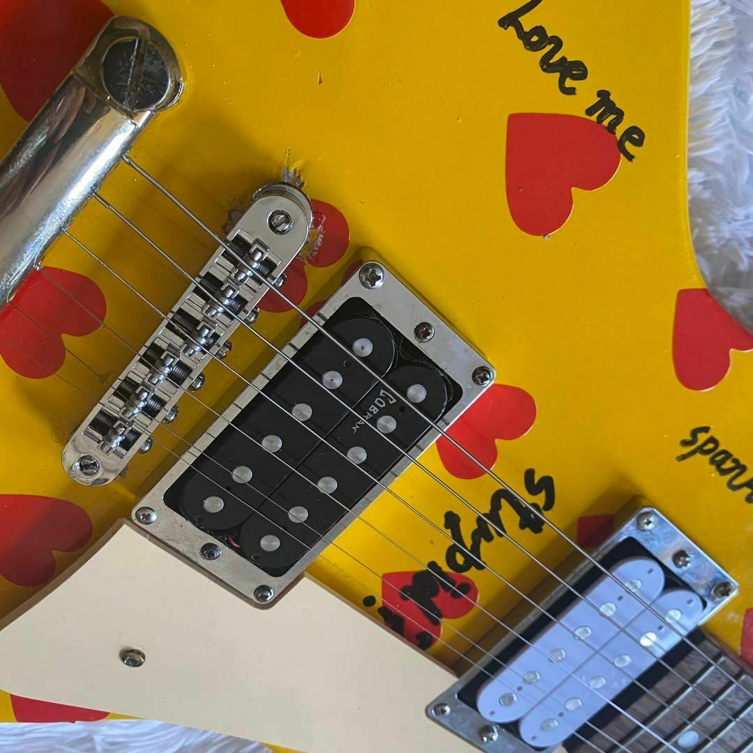 バーニー(FERNANDES)ヴィンテージ レスポール!hideイエロー バーニー(FERNANDES)ヴィンテージ レスポール!hideイエロー