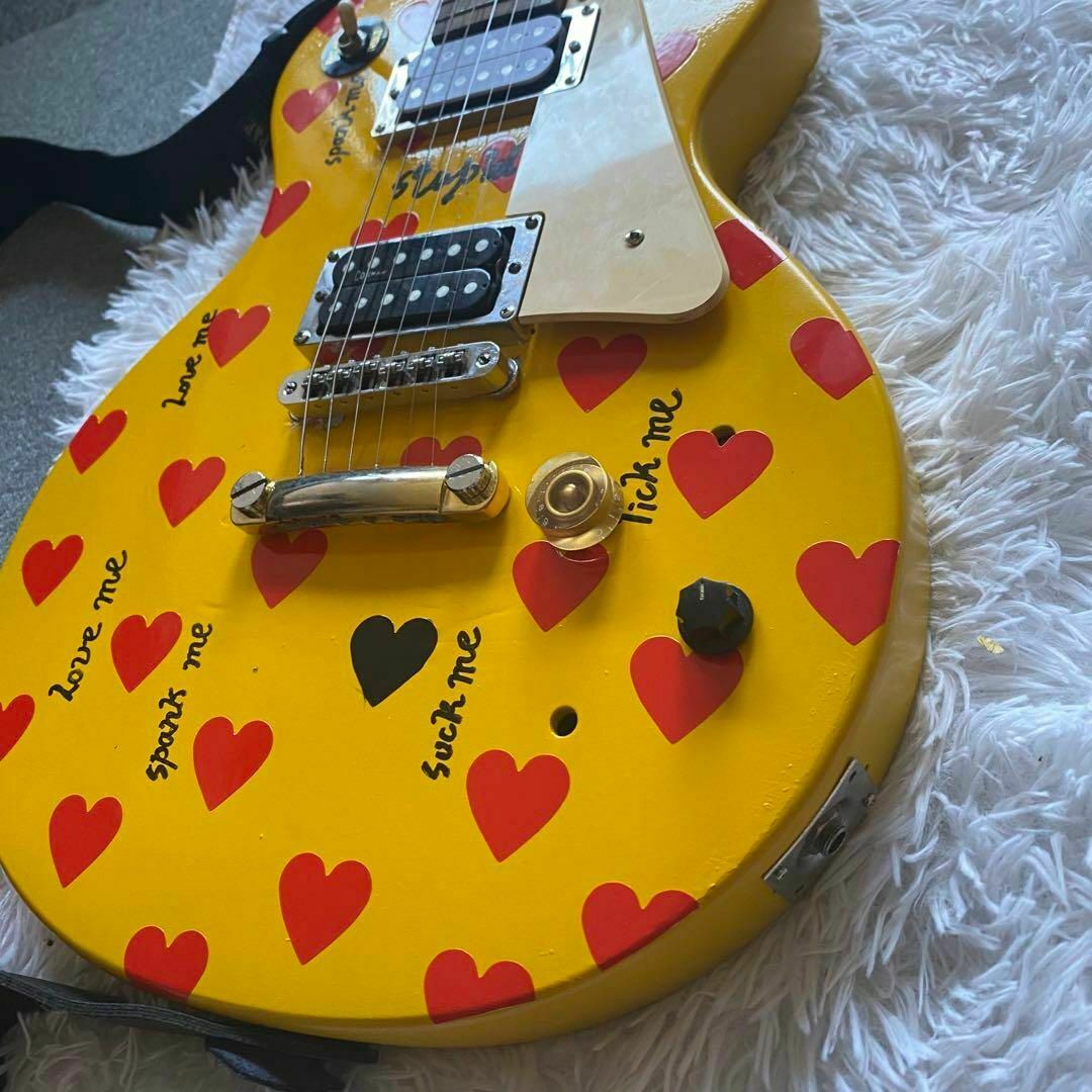 バーニー(FERNANDES)ヴィンテージ レスポール!hideイエロー バーニー(FERNANDES)ヴィンテージ レスポール!hideイエロー