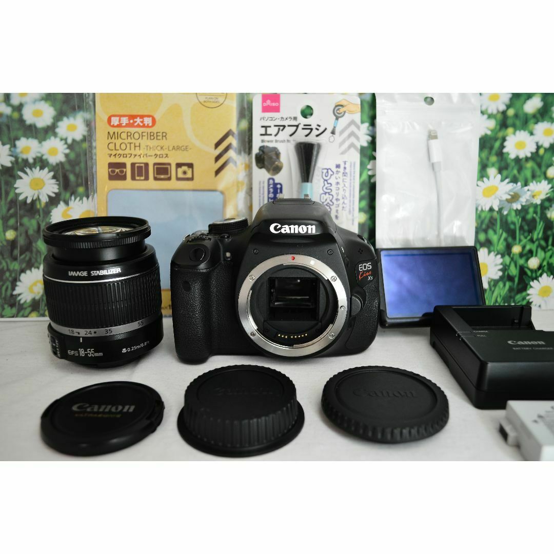 ❤美品❤自撮りOK❤届いてすぐ使える❤キャノン Canon kiss X5 ❤美品❤自撮りOK❤届いてすぐ使える❤キャノン Canon kiss X5