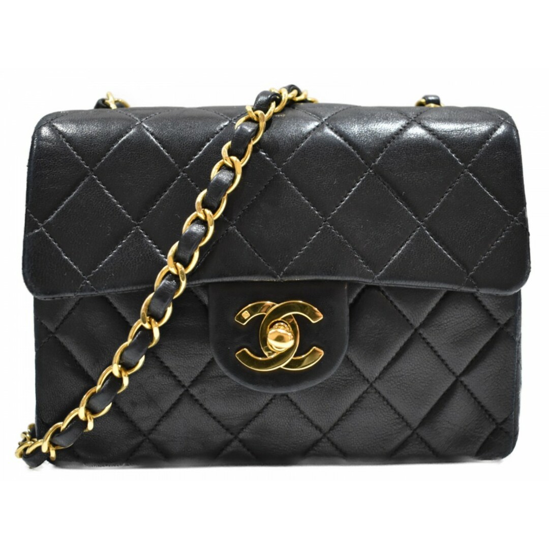 CHANEL - 【箱・布袋・ギャラあり】CHANEL　シャネル　ミニマトラッセ　A01115　ラムスキン　ショルダーバッグ　チェーンショルダー　レディース　定番　人気　シンプル　ギフト　プレゼント包装可　【中古】　松山久万ノ台店