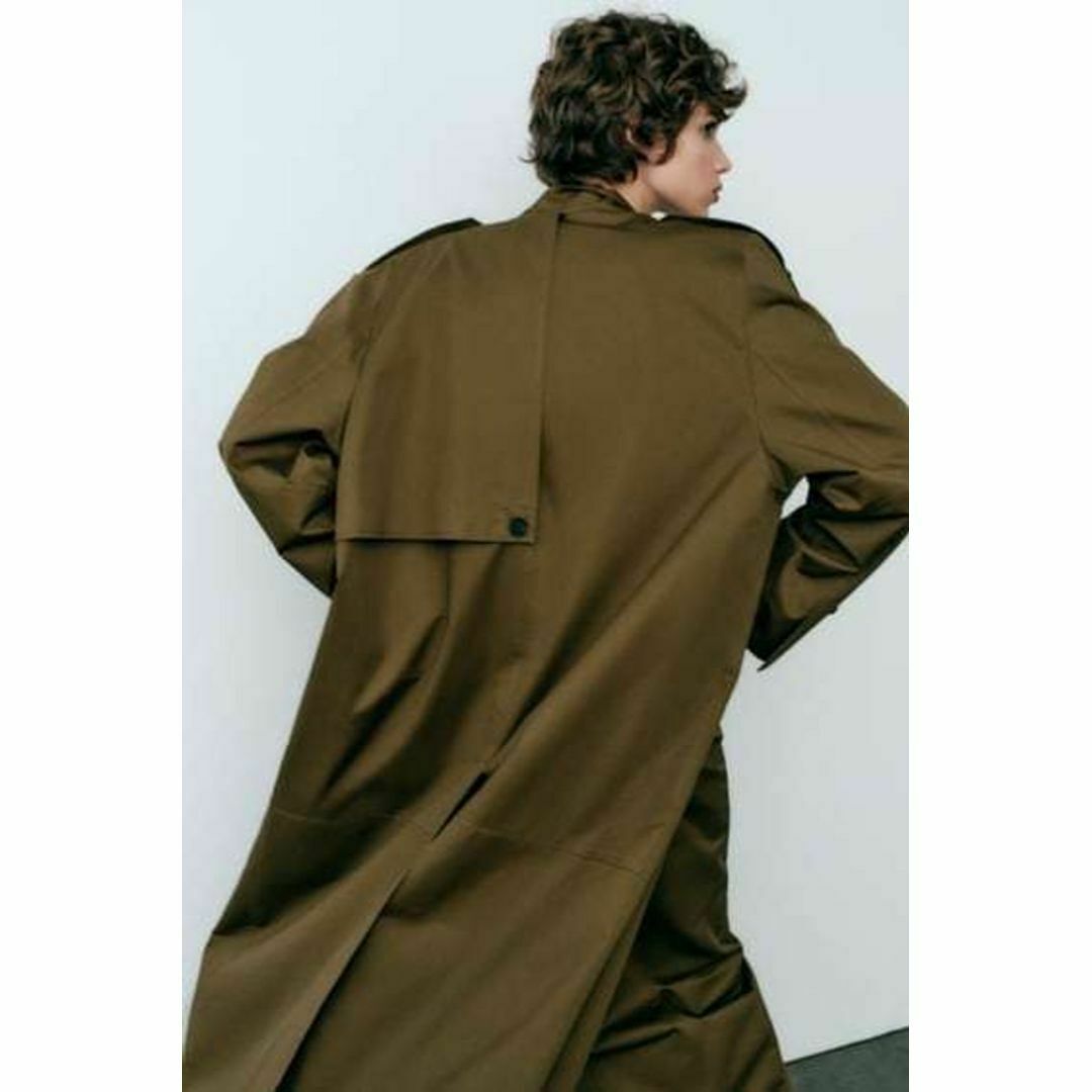 ZARA - 新品ZARAスタンドカラーオーバーサイズミリタリーロング ZARA - 新品ZARAスタンドカラーオーバーサイズミリタリーロング