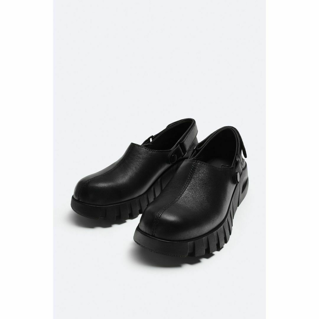 ZARA - 新品ZARAmanビブラムスリングバックレザーローファー40 ZARA - 新品ZARAmanビブラムスリングバックレザーローファー40
