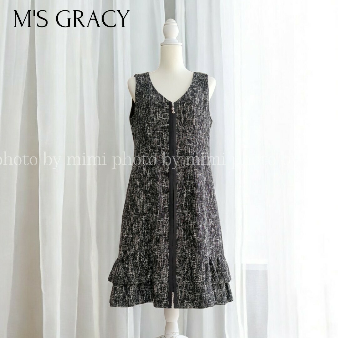 andmary Anita しがない ribbon mini dress andmary Anita しがない ribbon mini dress