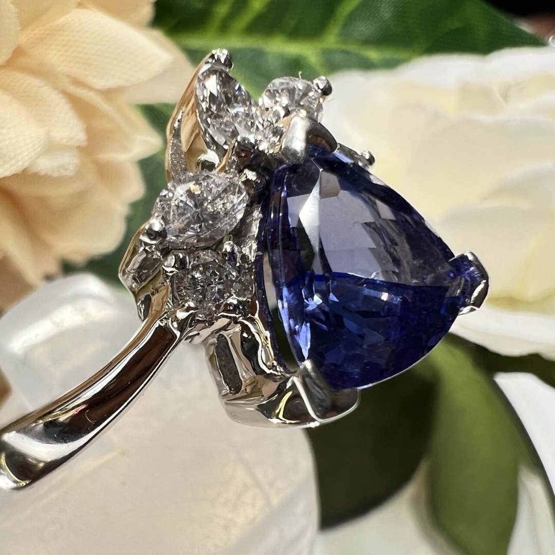 タンザナイト 指輪 リング PT900 アクセサリー GNJ-449 タンザナイト 指輪 リング PT900 アクセサリー GNJ-449