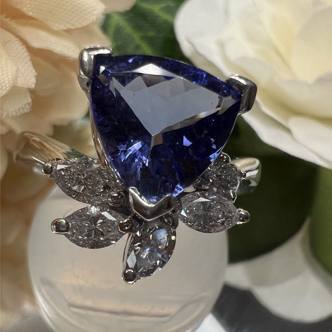 タンザナイト 指輪 リング PT900 アクセサリー GNJ-449 タンザナイト 指輪 リング PT900 アクセサリー GNJ-449