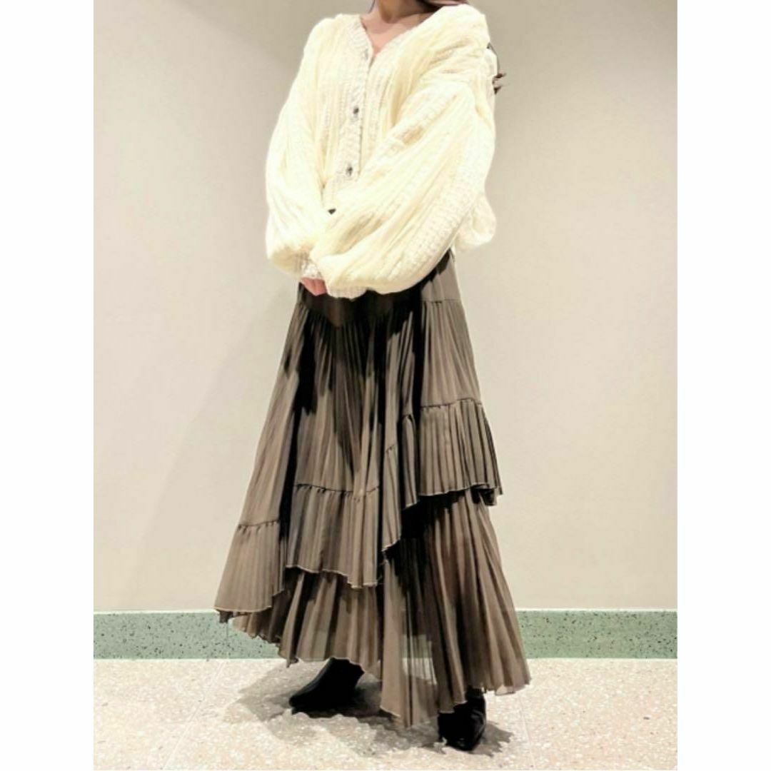 SNIDEL - 人気♡スナイデル シフォンティアードスカート ロングスカート　M
