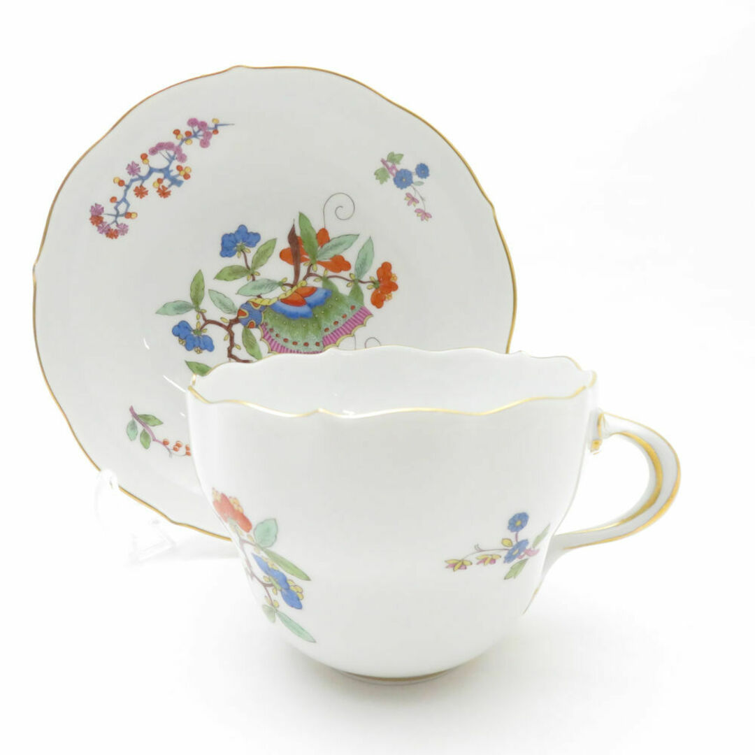 美品 MEISSEN マイセン 柿右衛門 バタフライ (393110)572/562 美品 MEISSEN マイセン 柿右衛門 バタフライ (393110)572/562