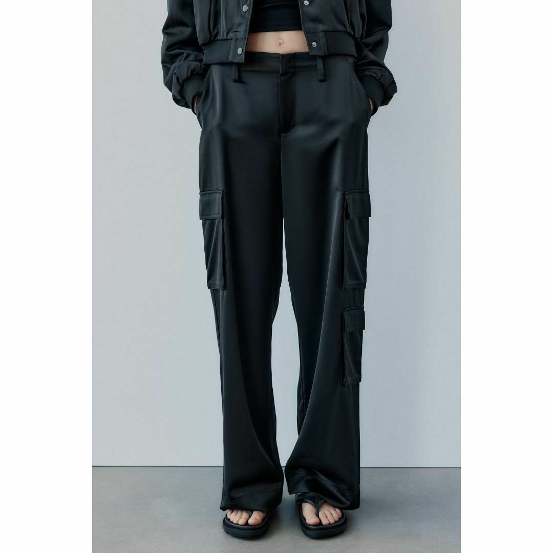 ZARA - 新品ZARAサテンセットアップ上下の通販 by ※同時購入点数 ZARA - 新品ZARAサテンセットアップ上下の通販 by ※同時購入点数