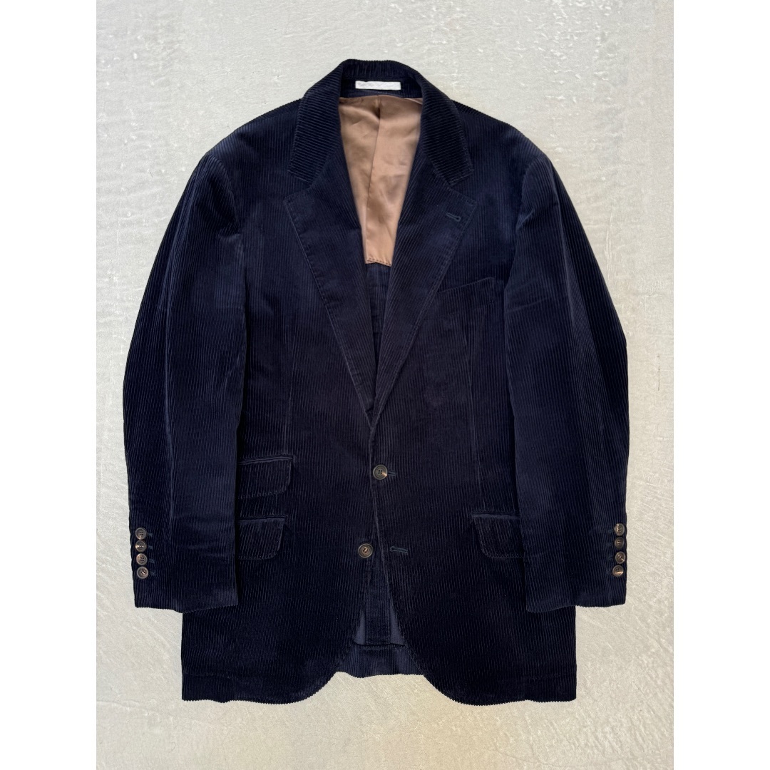BRUNELLO CUCINELLI - ブルネロクチネリ コットン コーデュロイ ジャケット ネイビー 46 テーラード