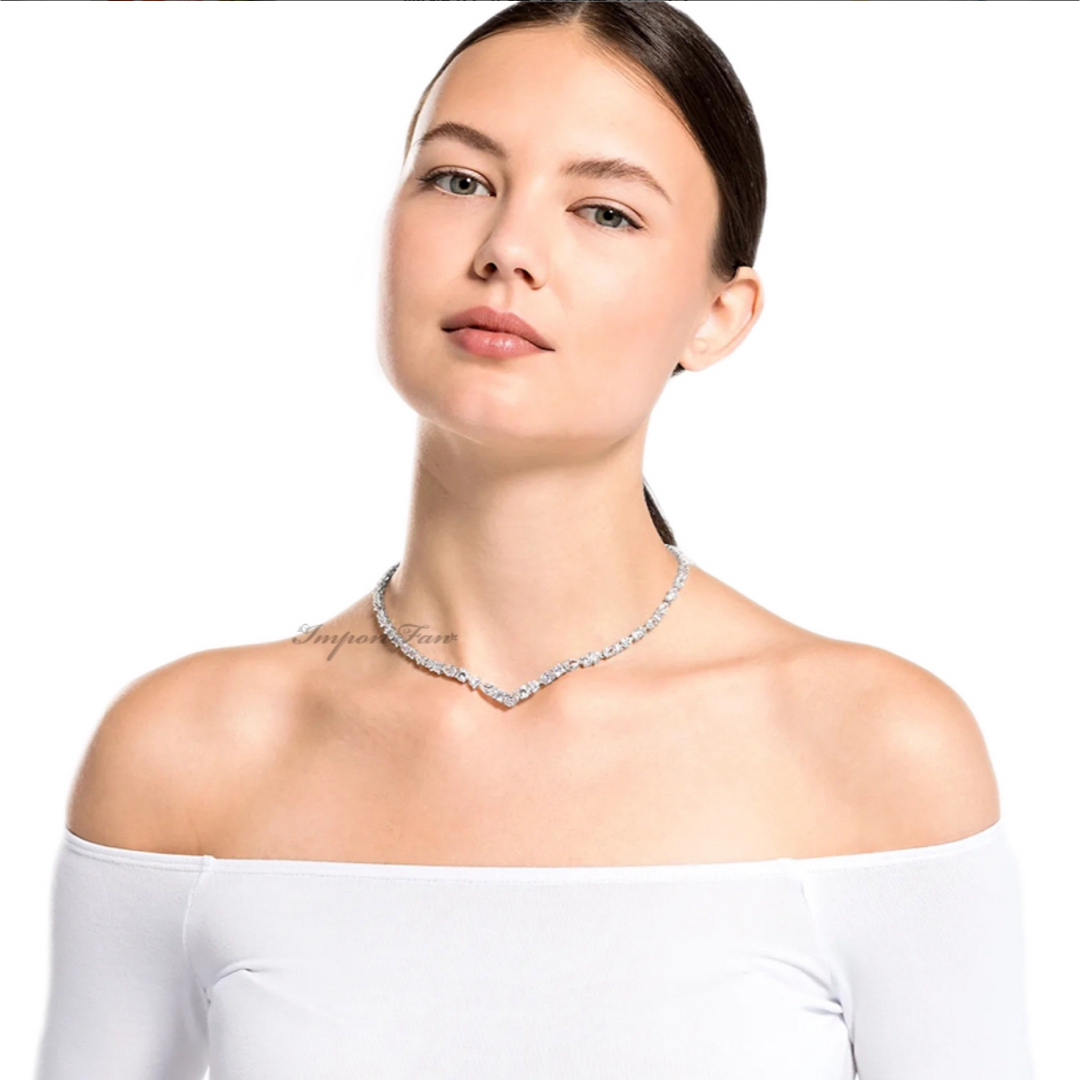 SWAROVSKI - swarovski スワロフスキー テニスネックレスの通販 SWAROVSKI - swarovski スワロフスキー テニスネックレスの通販