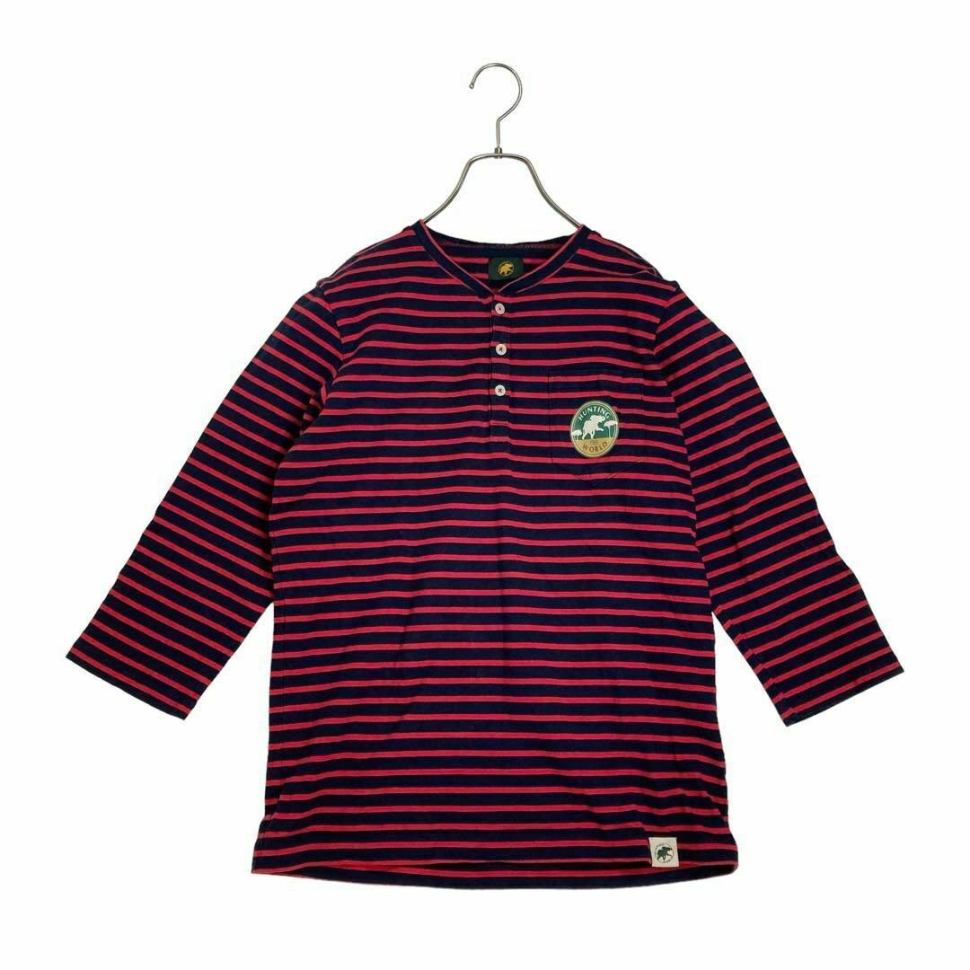 HUNTING WORLD - 08M307◯ HUNTING WORLD ヘンリーネック ロンT HUNTING WORLD - 08M307◯ HUNTING WORLD ヘンリーネック ロンT