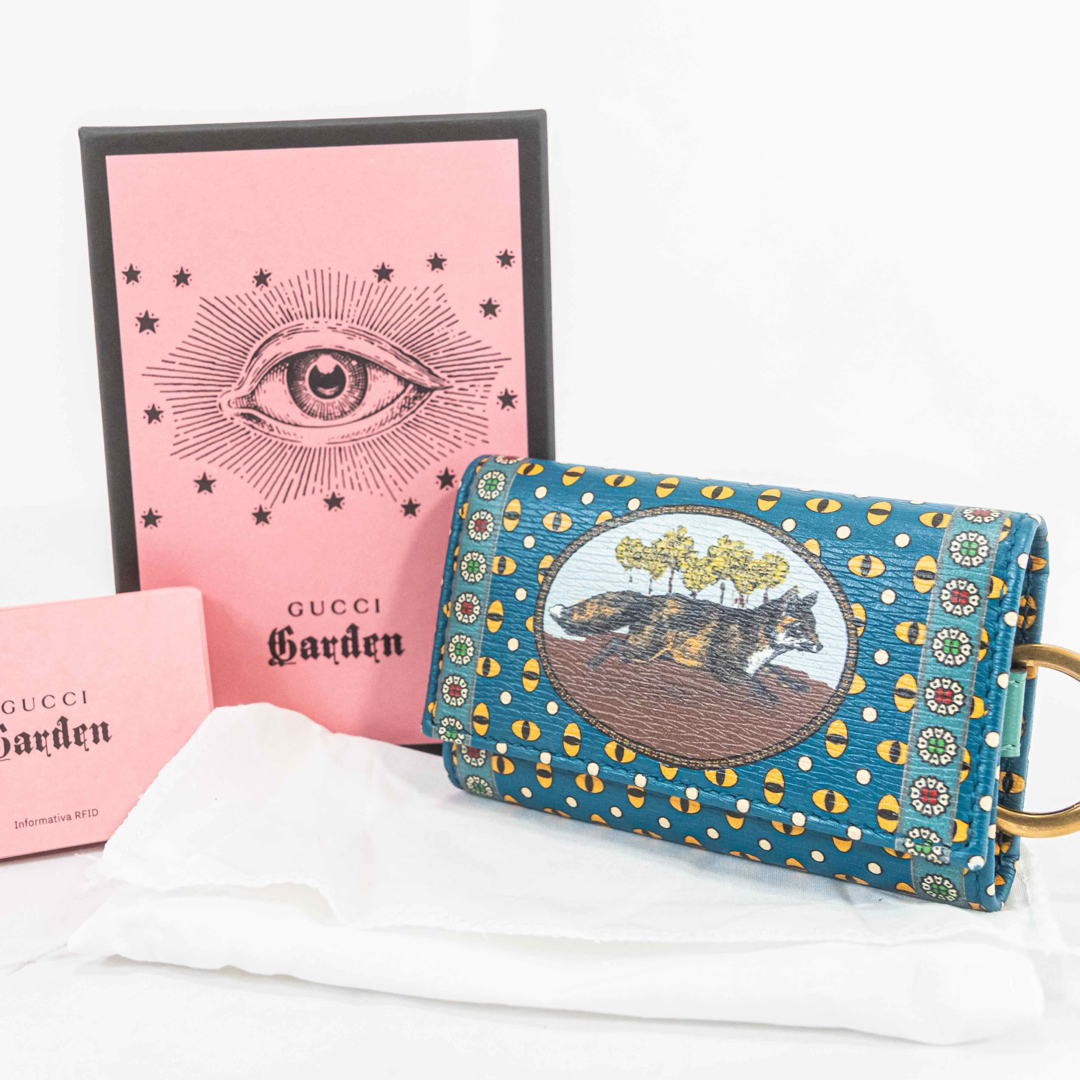 【返品送料無料】 未使用品 日本未入荷 GUCCI ラクマ フリマアプリ | Gardenキーケース キツネ フォックス 小物