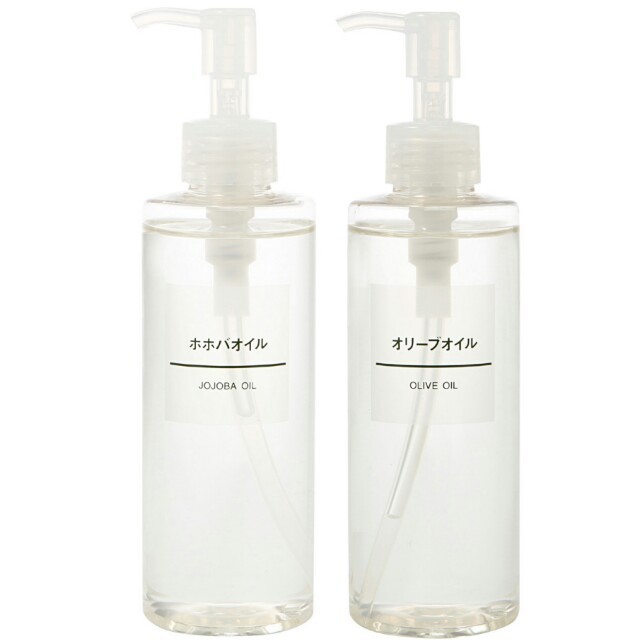 MUJI (無印良品)(ムジルシリョウヒン)の即日発送 無印良品 ホホバ&オリーブオイル 200ml 2本セット コスメ/美容のスキンケア/基礎化粧品(フェイスオイル/バーム)の商品写真