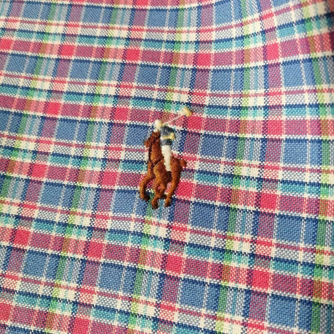 Ralph Lauren - ラルフローレンマドラスチェック刺繍長袖BD Ralph Lauren - ラルフローレンマドラスチェック刺繍長袖BD